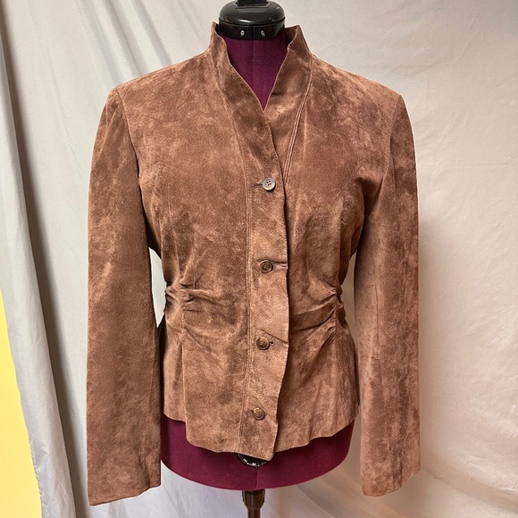 Jones New York leather coat - Picture 1 of 7